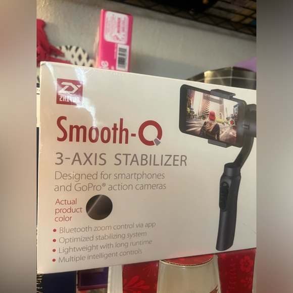 ZHIYUN Smooth-Q 3-Axis Handheld Smartphone Gimbal Stabilizer - Black Sealed - Picture 2 of 7